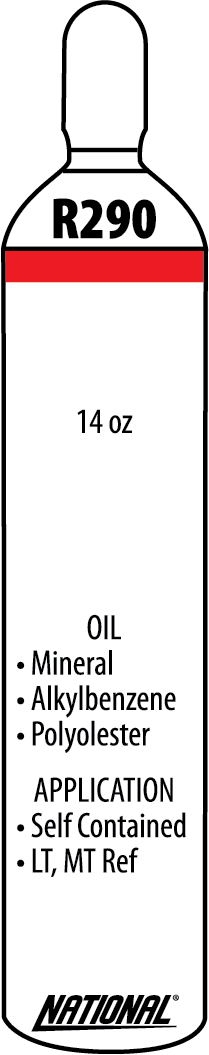 R290 Propane Refrigerant Gas